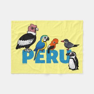 Birdorable Peru Fleece Blanket