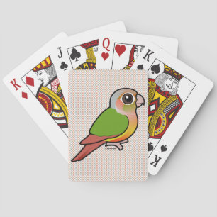 Birdorable Pineapple Green-cheeked Conure Playing Cards