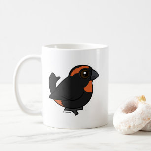 Birdorable Puerto Rican Bullfinch Cartoon Bird Coffee Mug