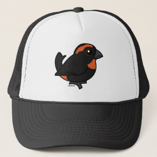 Birdorable Puerto Rican Bullfinch Cartoon Bird Trucker Hat