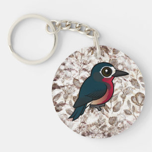 Birdorable Puerto Rican Woodpecker Keychain