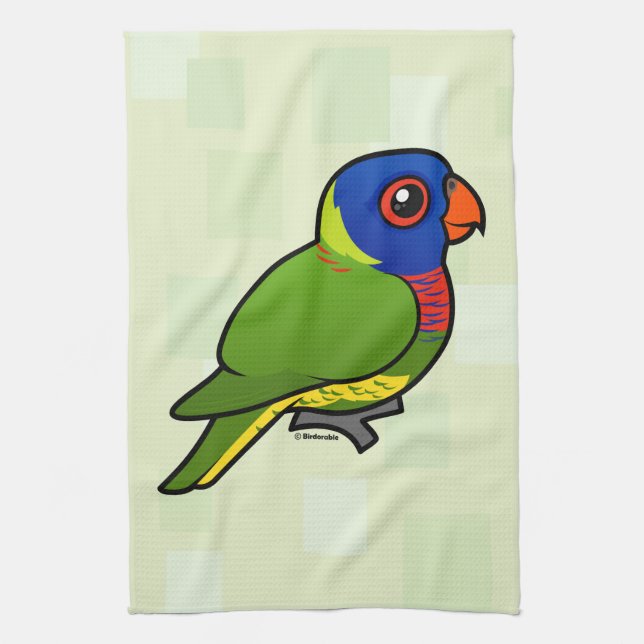 Birdorable Rainbow Lorikeet Kitchen Towel (Vertical)