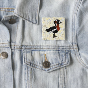 Birdorable Red-breasted Goose 2 Inch Square Button