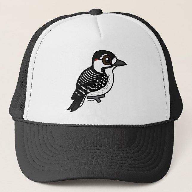 Birdorable Red-cockaded Woodpecker Trucker Hat (Front)