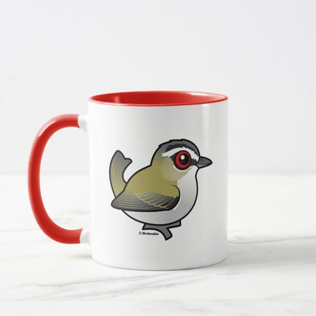 Birdorable Red-eyed Vireo Mug (Left)