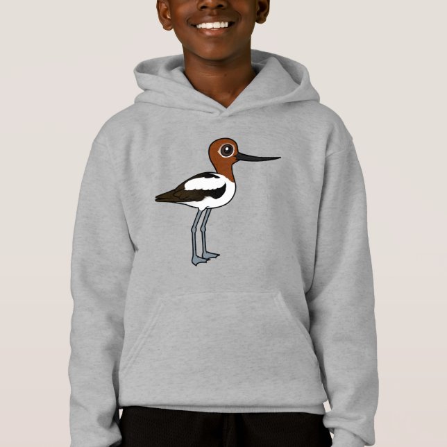 Birdorable Red-necked Avocet Cute Cartoon Bird (Front)