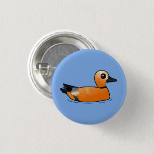 Birdorable Ruddy Shelduck 1 Inch Round Button