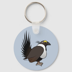 Birdorable Sage Grouse Keychain