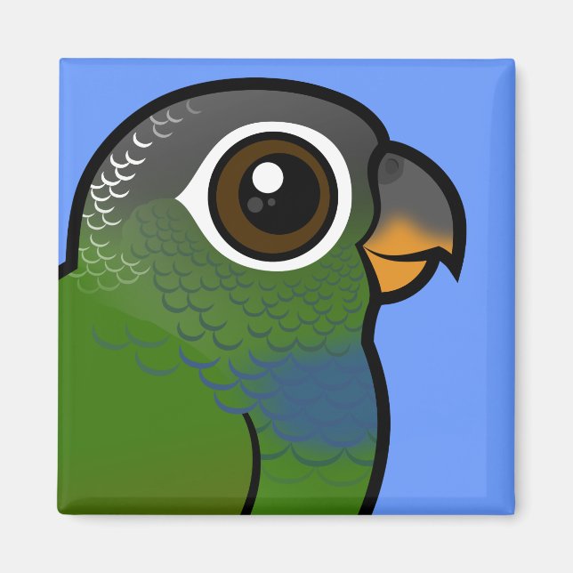 Birdorable Scaly-headed Parrot Magnet (Front)