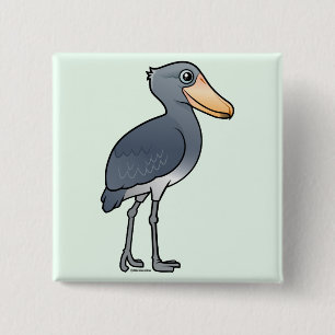 Birdorable Shoebill 2 Inch Square Button