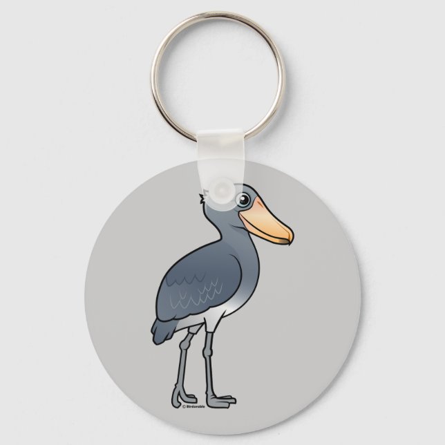 Birdorable Shoebill Keychain (Front)