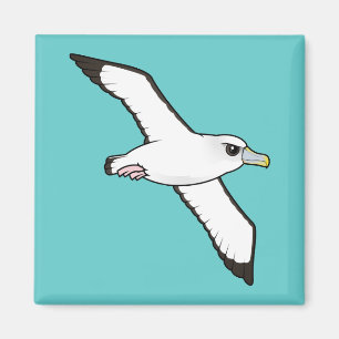 Birdorable Shy Albatross in flight Magnet