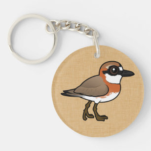 Birdorable Siberian Sand-Plover Keychain