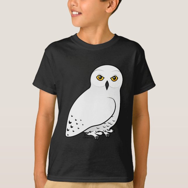 Birdorable Snowy Owl T-Shirt (Front)