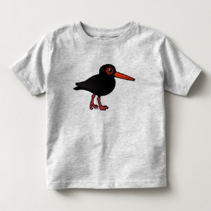 Birdorable Sooty Oystercatcher Toddler T-shirt