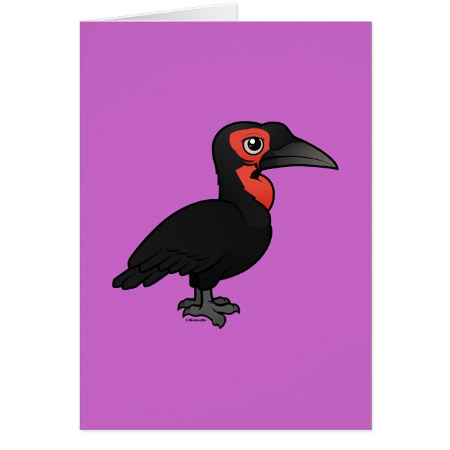 Birdorable Southern Ground Hornbill (Front)