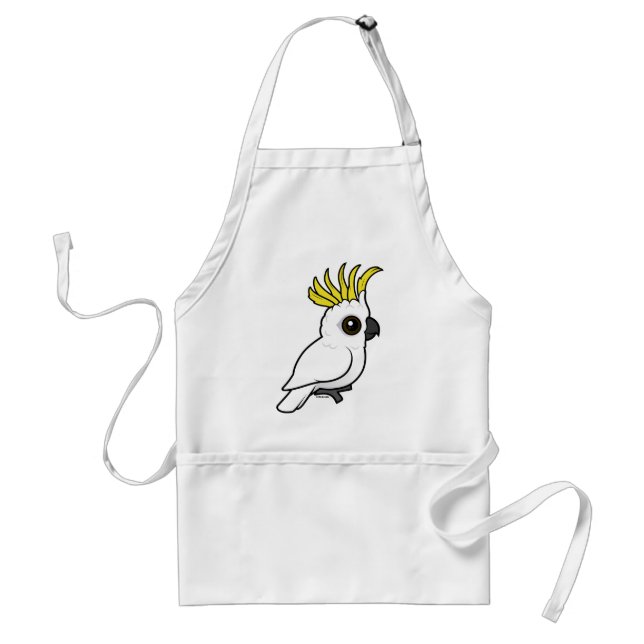 Birdorable Sulphur-crested Cockatoo Standard Apron (Front)