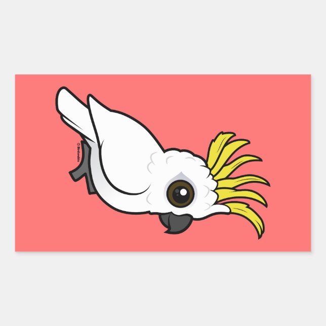 Birdorable Sulphur-crested Cockatoo Sticker (Front)