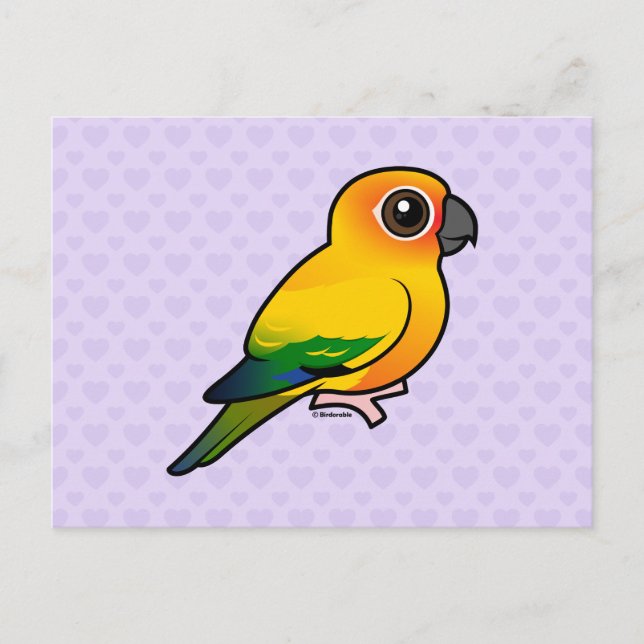 Birdorable Sun Parakeet Postcard (Front)
