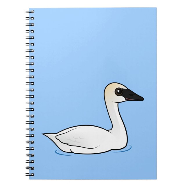 Birdorable Trumpeter Swan Notebook (Front)