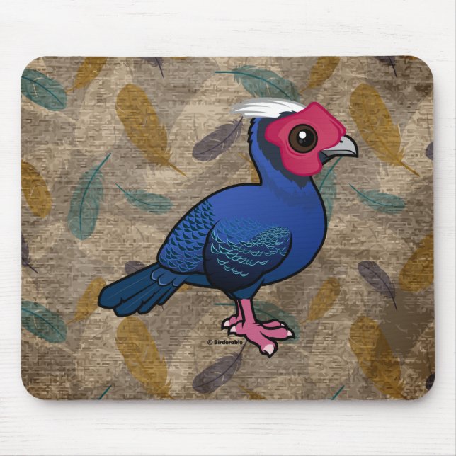 Birdorable Vietnam Pheasant Mouse Pad (Front)