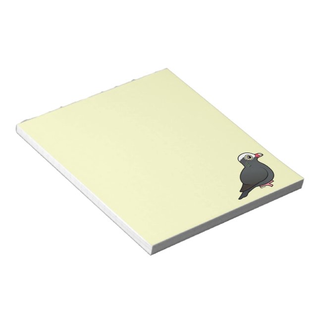 Birdorable White-crowned Pigeon Notepad (Angled)