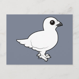 Birdorable Willow Ptarmigan, winter Postcard