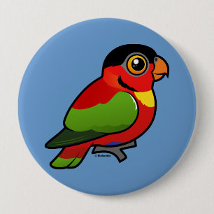 Birdorable Yellow-bibbed Lory 4 Inch Round Button
