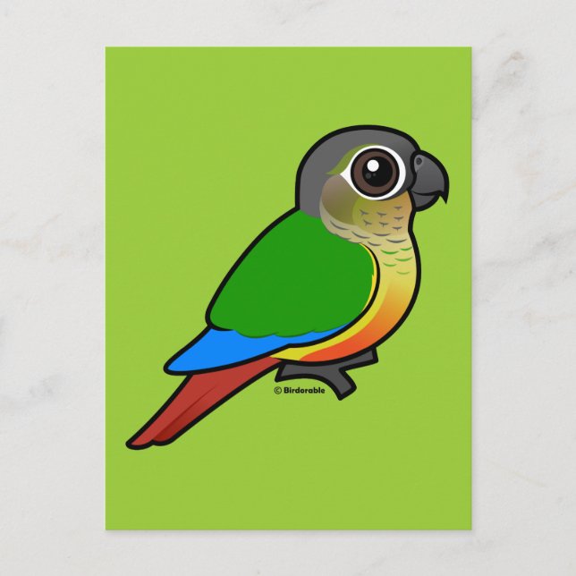 Birdorable Yellow-sided Conure Postcard (Front)