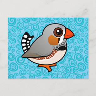 Birdorable Zebra Finch Postcard