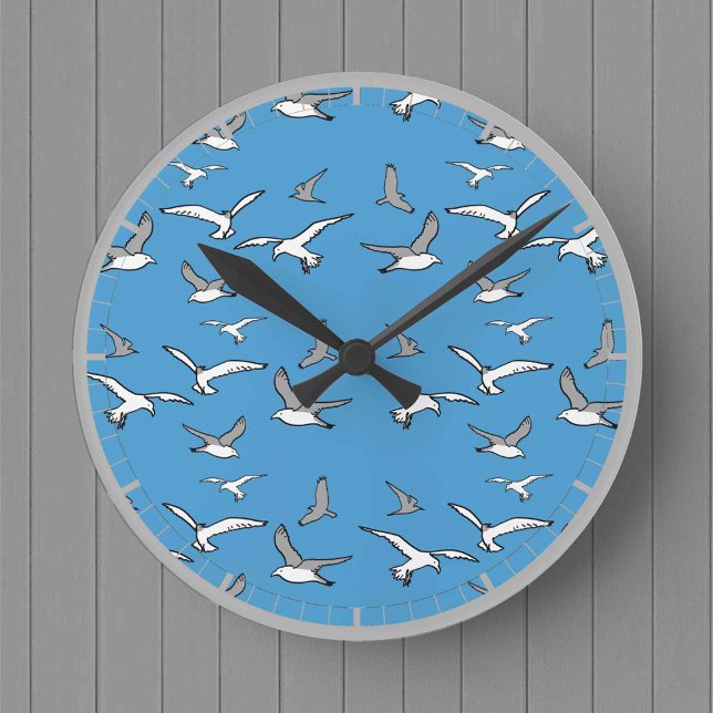 Birds - a Flock of Seagulls Round Clock (Creator Uploaded)