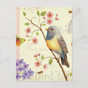 Birds and Bees Postcard