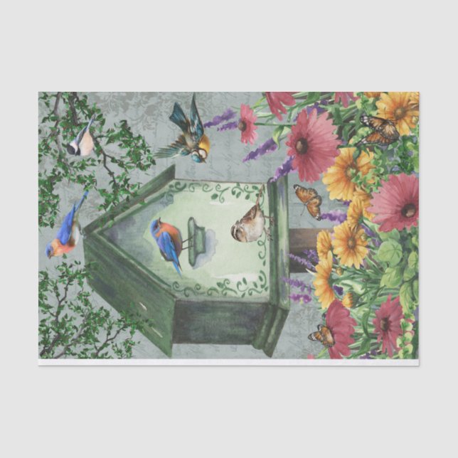 Birds and Bloom Tissue Paper (Front)