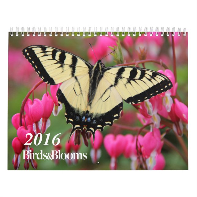 Birds and Blooms 2016 Calendar (Cover)