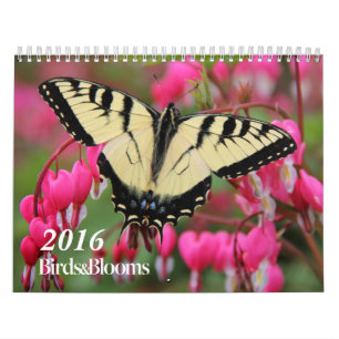 Birds and Blooms 2016 Calendar