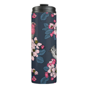 Birds and Blossoms Thermal Tumbler