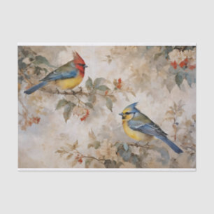 Birds and Branches Decoupage Tissue Paper