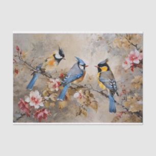 Birds and Branches Decoupage Tissue Paper