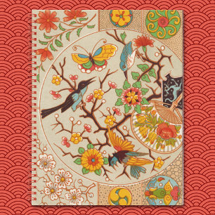 Birds and Butterflies Spiral Photo Notebook
