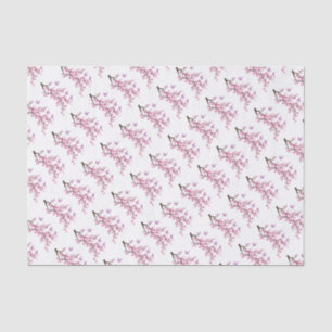 Birds and Cherry Blossoms Tissue Paper