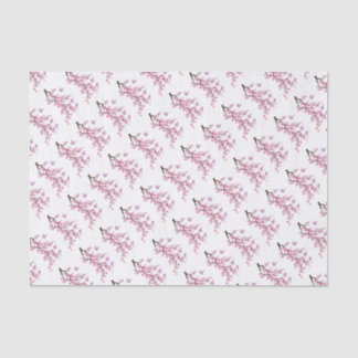 Birds and Cherry Blossoms Tissue Paper