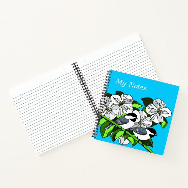 Birds And Flowers Notebook (Inside)