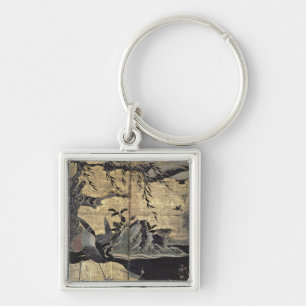 Birds and Flowers of the Four Seasons Keychain