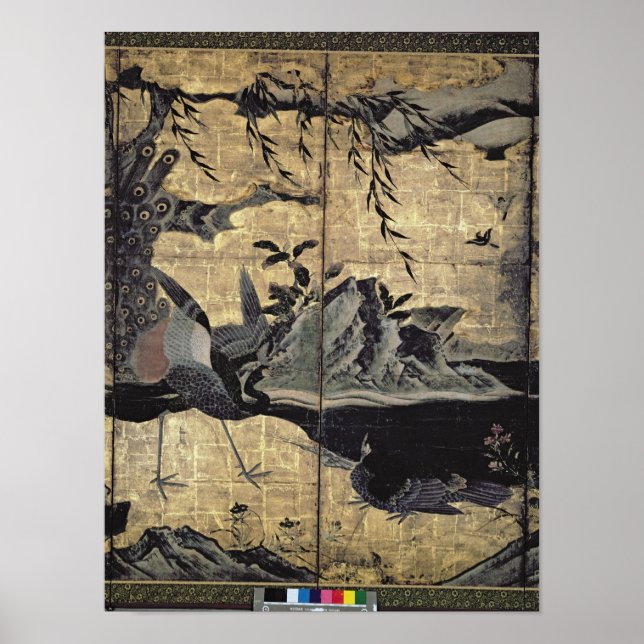 Birds and Flowers of the Four Seasons Poster (Front)