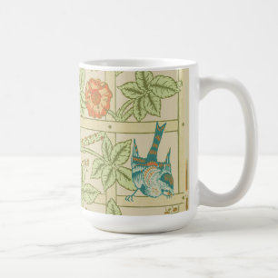 Birds and Flowers Trellis William Morris Coffee Mug