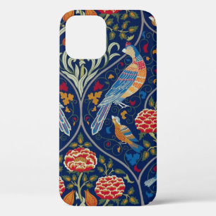 Birds and Flowers, William Morris iPhone 12 Case