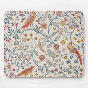 Birds and Flowers, William Morris Mouse Pad
