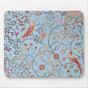 Birds and Flowers, William Morris Mouse Pad