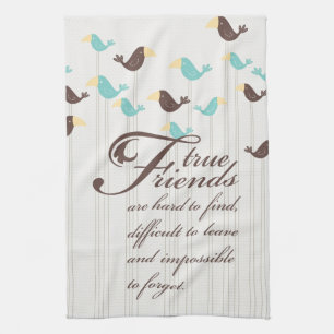 Birds and Friends Kitchen Towel