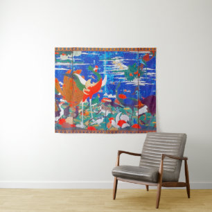 Birds, Animals, and Flowering Plants(Left) Jakuchū Tapestry